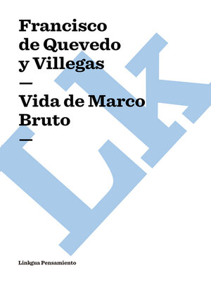 cover image of Vida de Marco Bruto